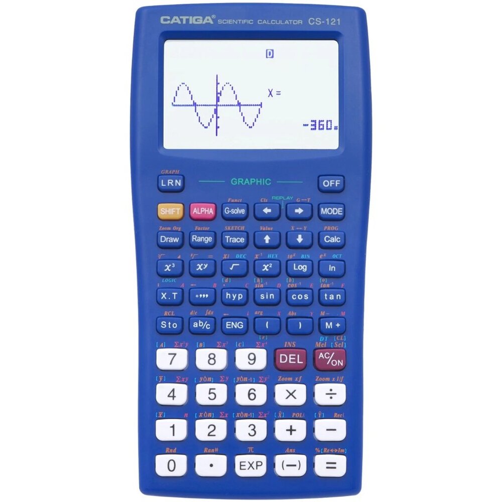 **NEW**  CATIGA Scientific Calculator With Graphic Functions - Blue CS-121 - Picture 2 of 7